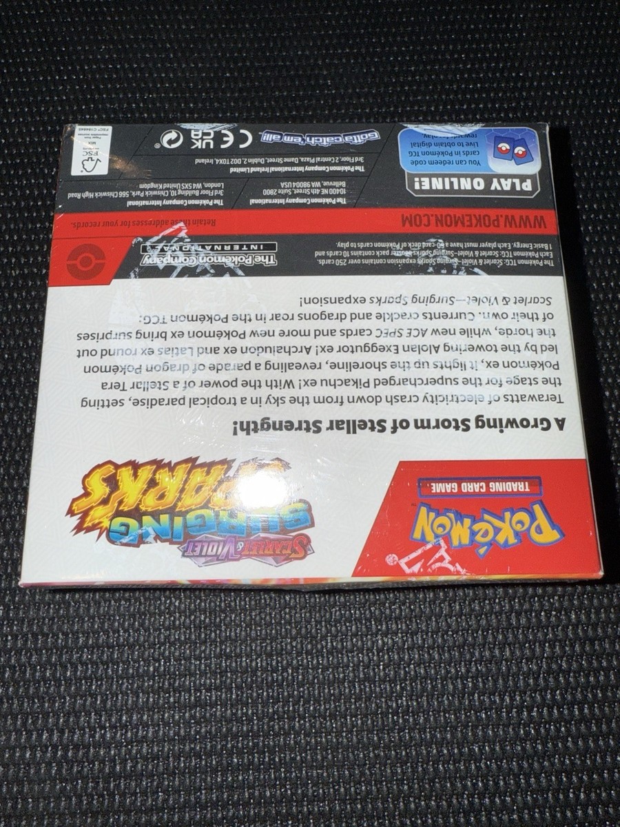 SV Surging Sparks SEALED Booster Box (36 Packs of AUTHENTIC
