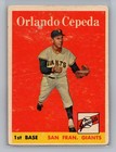 1958 Topps Orlando Cepeda San Francisco Giants Rookie #343 11050