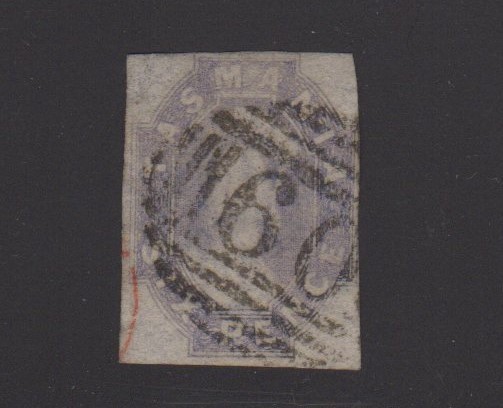 1863 Australia Tasmania Sc # 14, Used Cat $95.00