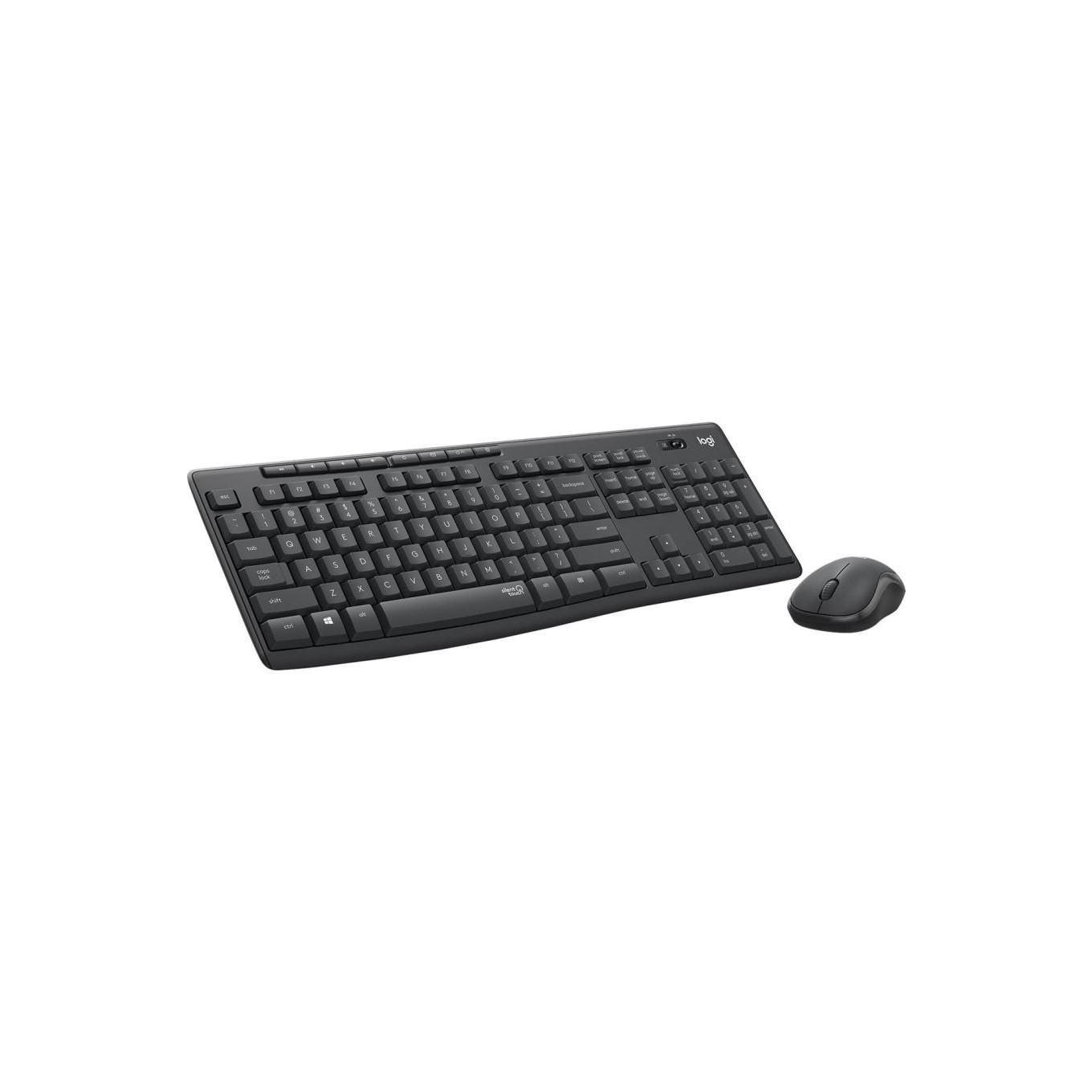 Logitech Ensemble clavier et souris silencieux sans fil MK295 en Graphite - Image 2
