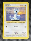 Pokemon Card Dratini 26/102 Base Set Shadowless Uncommon LP