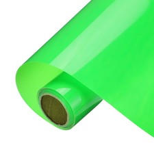 Fluorescent Green Permanent Vinyl, 12 Inch x 8ft Vinyl Roll