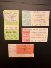 Tom Petty Boston Keith Jarrett Winterland 1978-79 Bill Graham Tickets