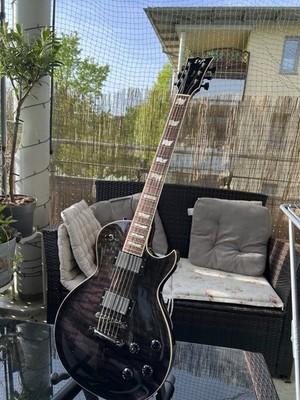ESP LTD Eclipse See Thru Black 4 Knöpfe 