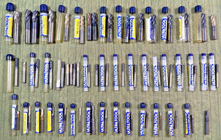 Lot of (53) Ultra Tool Machinist CNC Tools Carbide End Mills Made in U.S.A.