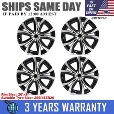 Set Of 4 For Lexus Rx300 2019-23 Rx350 12-23 Rx450h 12-22 20 Wheel Rim Black