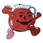 Vintage Kool Aid Sign - Fruit Beverage Mix Powder Piggly Porcelain Gas Pump Sign
