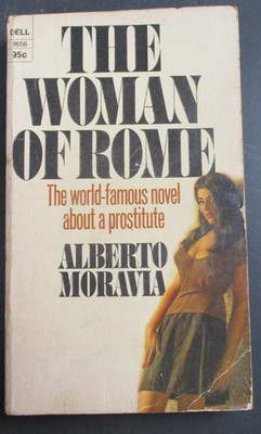 THE WOMAN OF ROME by Alberto Moravia Dell Books 1st Print 1968 Paperback PB #GGA