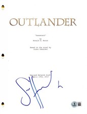 Sam Heughan Signed Outlander Full Pilot Script Authentic Autograph Beckett