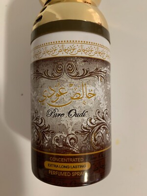 lattafa pure oudi parfume body spray 250ml 9fl oz concentrated