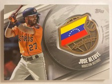 Jose Altuve 2020 Topps Global Game Medallion Card #ggm-ja (4975)