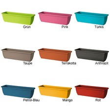 Blumenkasten 4 Größen + 10 Farben zur Wahl Pflanzkasten Kasten Kübel Blumentopf