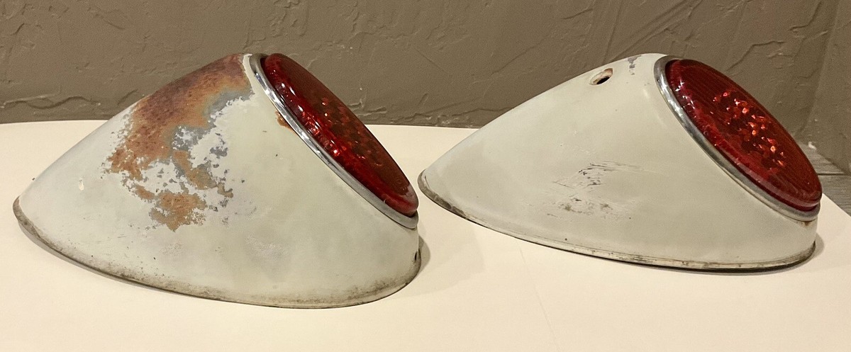 Vintage VW Bug Beetle Snowflake Taillights 1955 To 1961 Hella