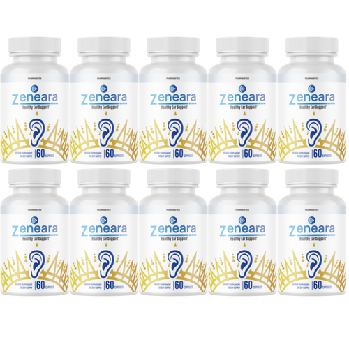 Zeneara, Healthy Ear Support for Ear Ringing & Tinnitus - 8 Bottles - Afbeelding 1 van 3