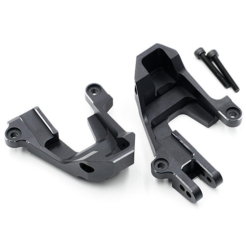 Black alloy FRONT damper mount- shock towers for Traxxas TRX-4- ultra strong YR - Picture 1 of 3
