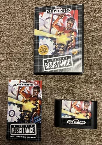 Midnight Resistance (Sega Genesis, 1991) Tested, Authentic
