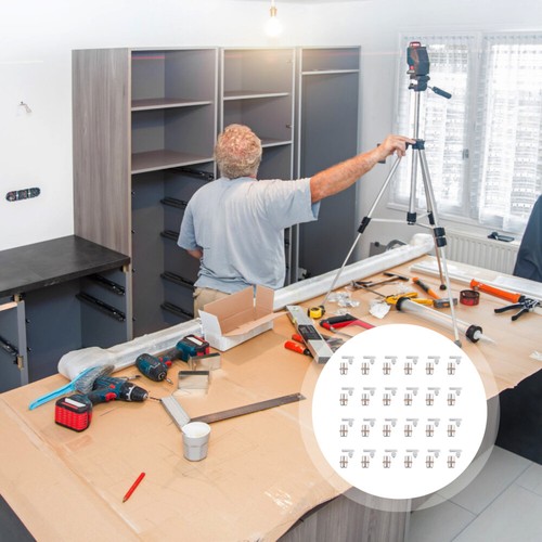 24 Pcs Shelf Bracket Pegs Apillar Wall Mount Squares Bookcase eBay