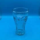 Vintage Coca Cola/Coke Green 6 oz Juice Glass Flat Tumbler 4.5” Tall - 2.5”Mouth