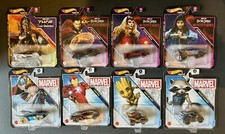 2021 Hot Wheels Character Cars-Marvel Complete Set of 8-Brand New 