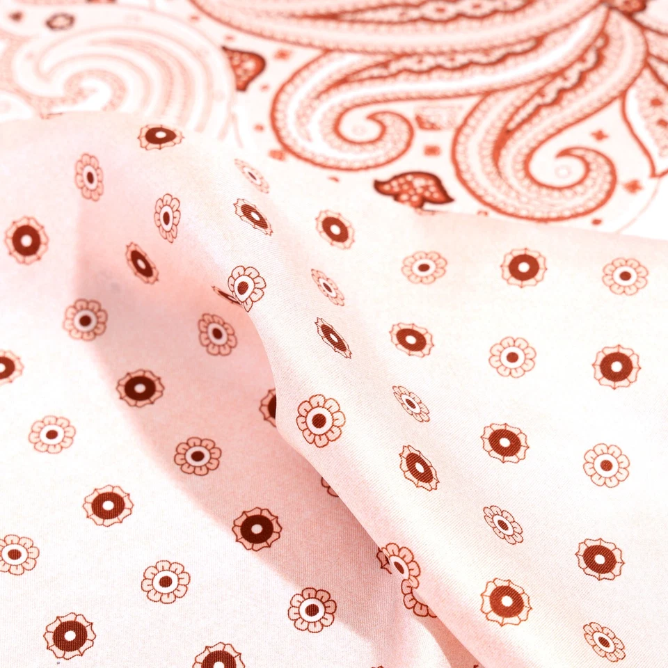 Hombre 100% Seda Cuatro Patrones Colores Sarga Pañuelo Cuadrado Bolsillo 53cm 21" Foto 4 de 4