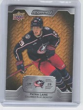 2023-24 Upper Deck Engrained Patrik Laine #4 Oak /299 Columbus Blue Jackets 