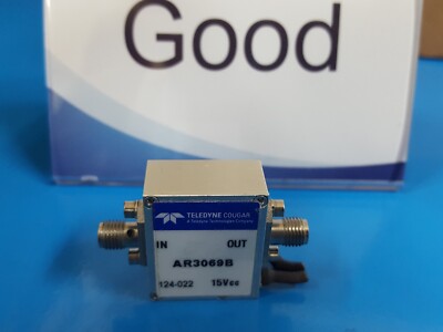 Teledyne AR3069B: 100-3000MHz 18dB 27.5dBm SMA Low Noise Amplifier (124-022)