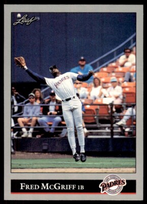 1992 Leaf Fred McGriff Baseball Cards #11