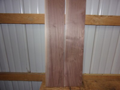2 PC WALNUT LUMBER WOOD KILN DRIED BOARDS 1668V 30'' X 6 1/2'' X 1/2'' FLAT