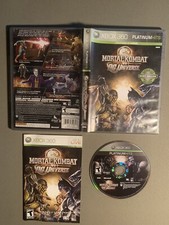 Mortal Kombat Vs. DC Universe Platinum Hits CIB W/ Manual - Xbox 360