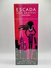 SEXY GRAFFITI BY ESCADA LIMITED EDITION 100ML EDT SPRAY (NEW WITH BOX & SEALED)