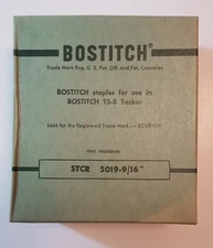 5000 Chisel Pointed Wire Staples for Bostitch T-58 Tacker STCR 5019-9/16
