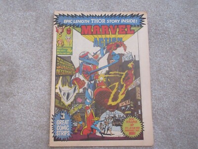 Marvel Action Comic # 6, May 6th 1980 ,UK Marvel comics, FN