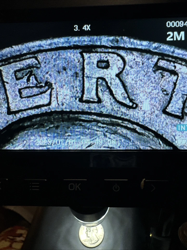 1974P Washington Quarter Error Off Center DDO DDR - Image 4 of 4