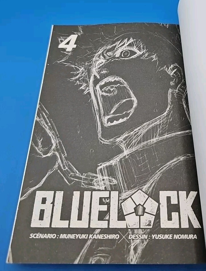 Blue Lock Vol 4 - Brand New FRENCH Manga Yusuke Nomura Muneyuki