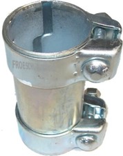 Topseller 3x pièce Échappement pipe connector pour système d'échappement Ø45x90m
