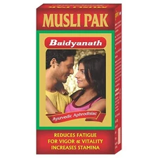 Baidyanath Musli Pak for stamina, strength booster 100% herbal 250gms + F/S