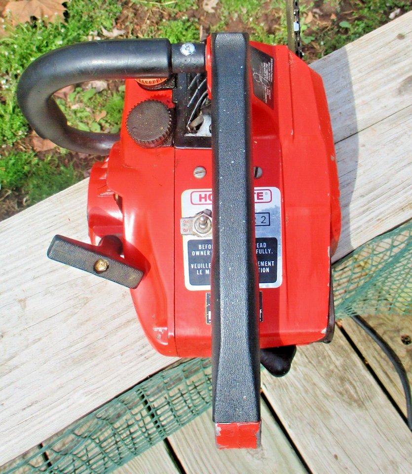Vintage Homelite Chainsaw XL Super 2 16" Bar Runs good antique 2 stroke