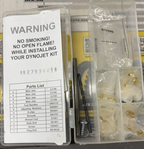 2002-2003 kawasaki ZX-9R DYNOJET STAGE 1 JET KIT PN #DJ-2192 - Picture 3 of 3