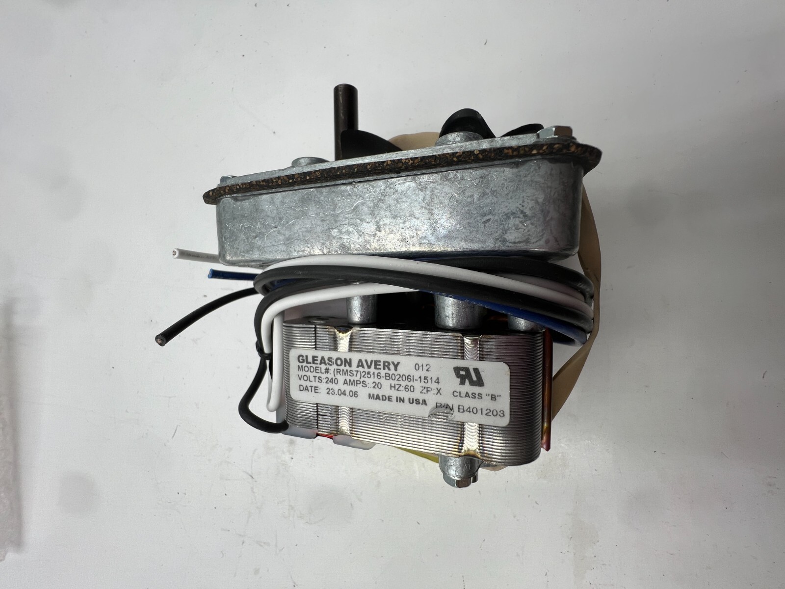 Vollrath B401203 208/240V Reversed Drive Motor RMS 2516-B0206I-1514