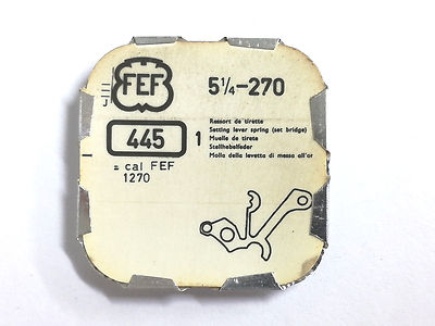 Mov FEF 270 pieza recambio 445 Original Muelle de tirete Setting lever spring