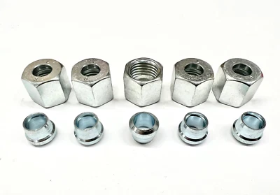 BLAGO 5 Stück Mutter Schneidring 08-L M14x1,5 für 8 mm Hydraulik Rohr 8L ÜW