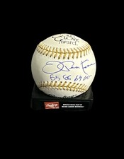 Yankees Pepitone, Shantz, Tresh, Richardson signed MLB GG Baseball with w/Cert