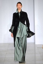 Runway Yang Li Aw15 “metal” Coat | Black | Size 44 | Raf Simons Prada Jil Sander