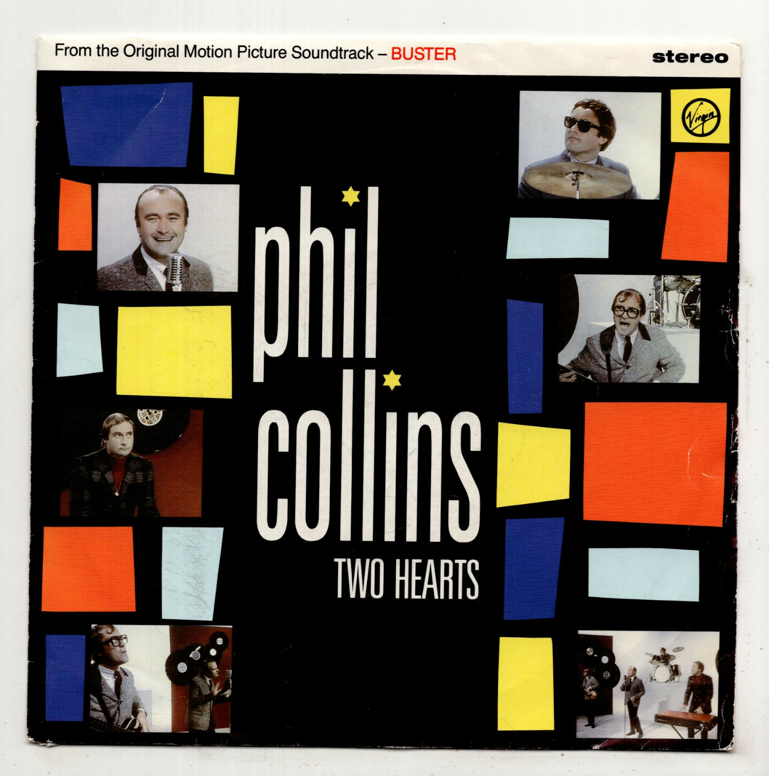 (K220) Phil Collins, Two Hearts - 1988 - 7"" vinyl