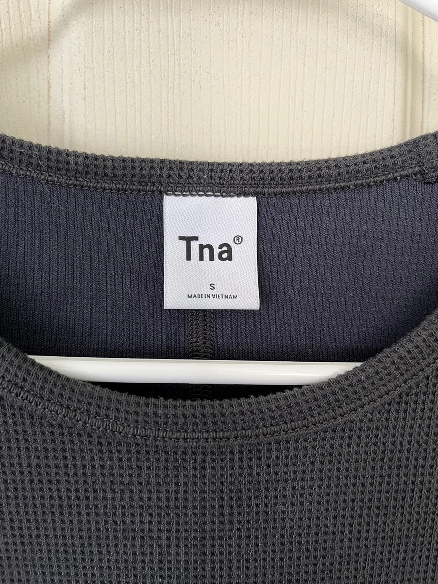 tna waffle knit long sleeve