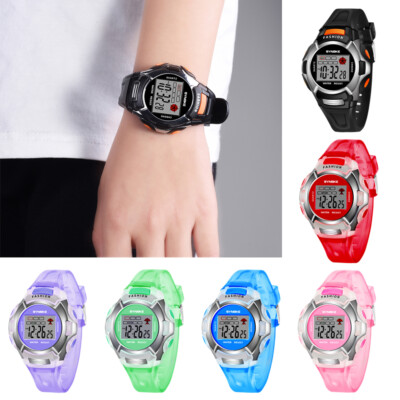 Kids Digital Electronic Watch Waterproof Children Boys Girls Sports LED Watches