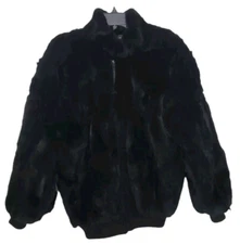 Rabbit Fur Women Jacket Made In Korea Size L