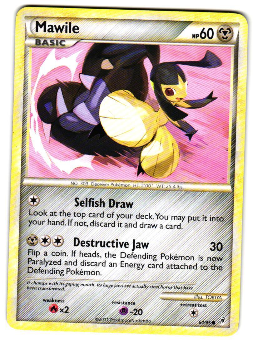 Pokemon Call of Legends Mawile #64/95 LP Common