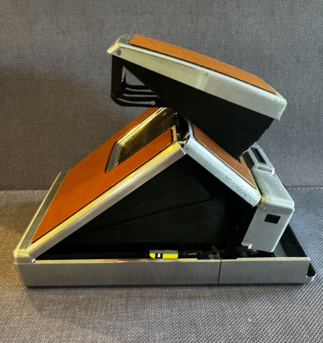 Polaroid SX-70 Land Camera Folding with Large Leather Case