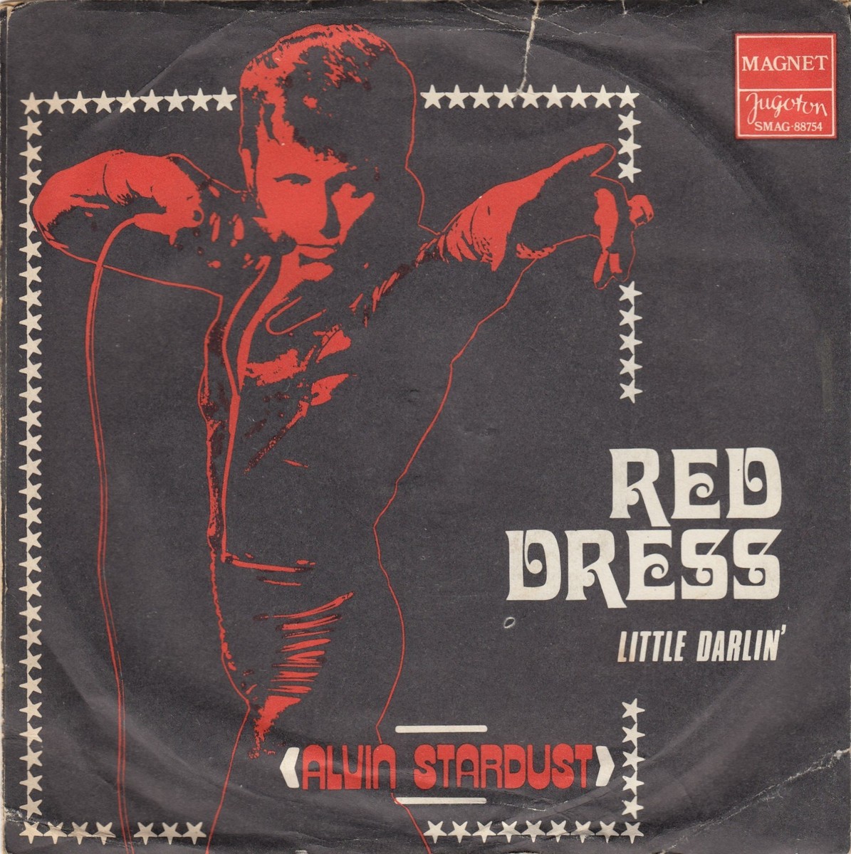alvin stardust red dress Alvin Stardust Red Dress UK 7" vinyl  RareVinyl.com